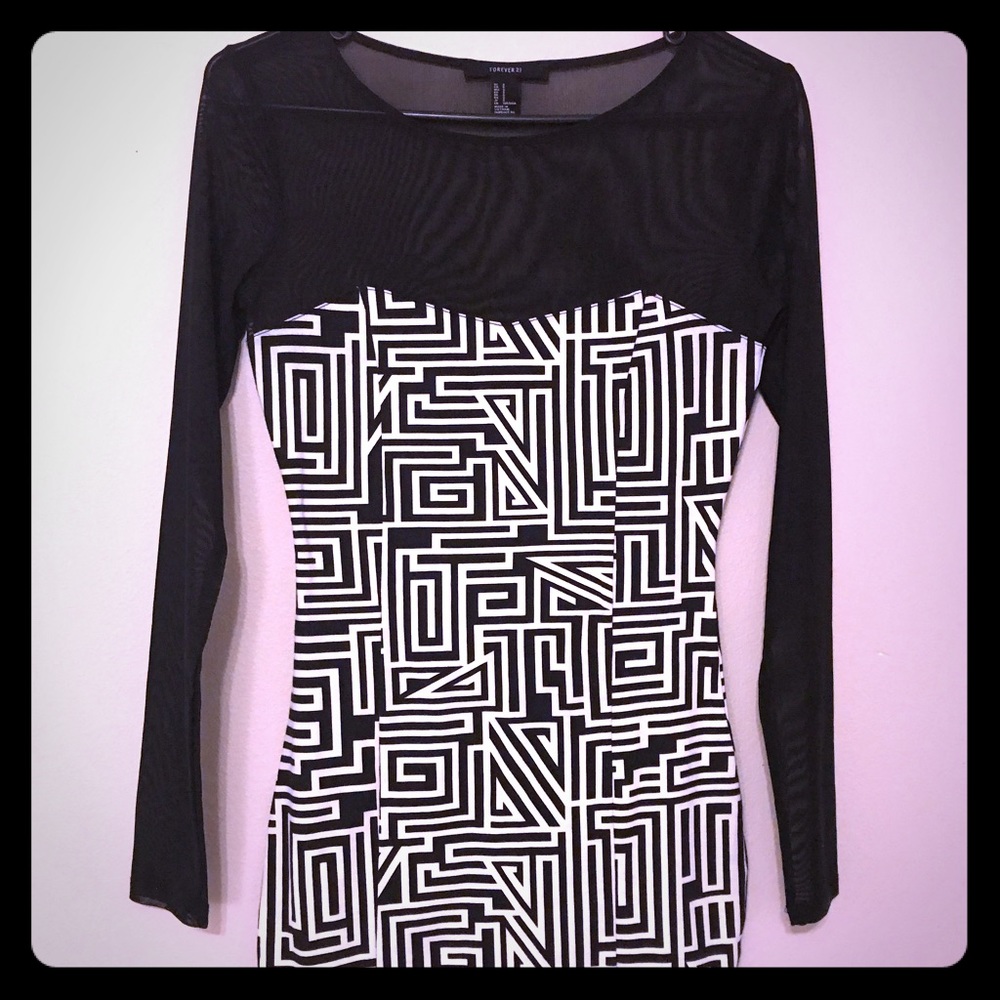 SALE! Forever 21 Geo Bodycon Dress